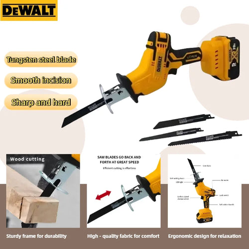 Dewalt 2800RPM 3999W Brushless Electric Saw 20V Cordless Electric Reciprocating Saw Metal Wood Pipe Cutting Saw Power Tools