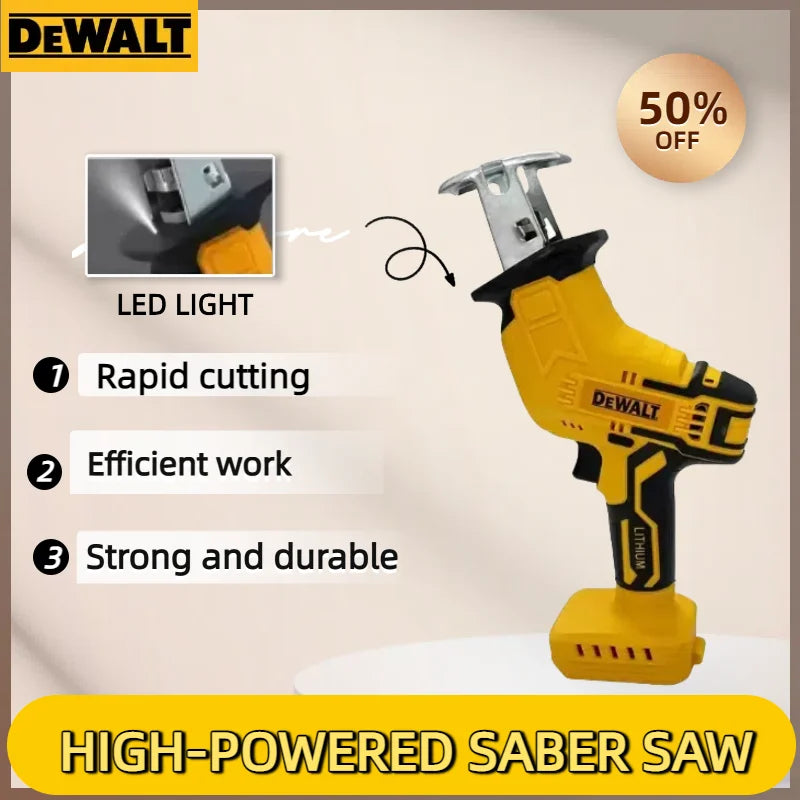 Dewalt 2800RPM 3999W Brushless Electric Saw 20V Cordless Electric Reciprocating Saw Metal Wood Pipe Cutting Saw Power Tools