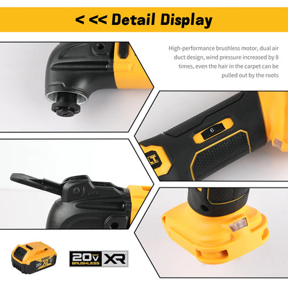 Dewalt Brushless Fast Release Oscillating Tool, Multifunctional Tool, Renewable Electric Cutting Machine
