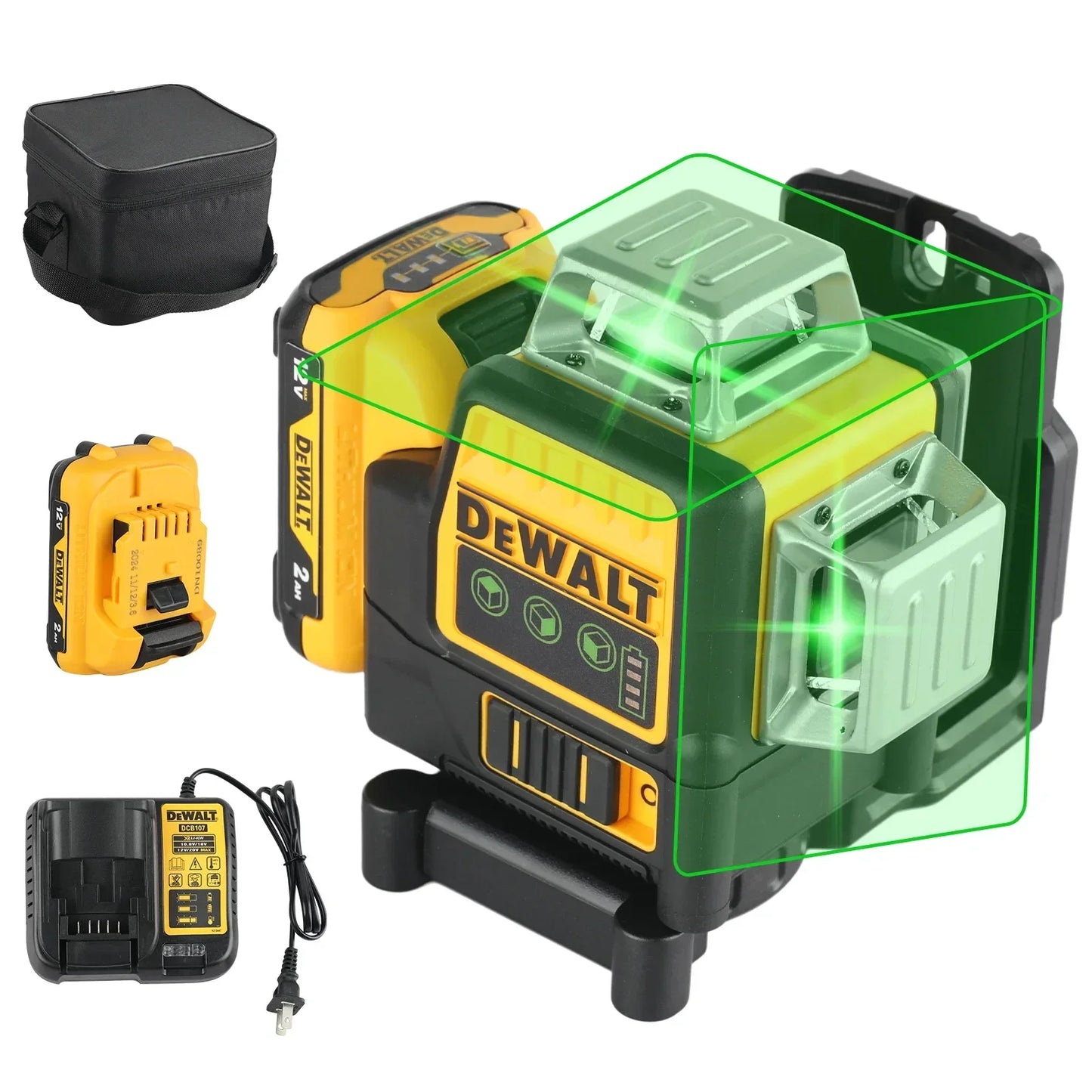 DeWalt laser level DW089LG laser 360 laser measuring tool construction laser Degree Professional Laser, Cordless/Rechargeable