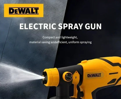 Dewalt 800ML Cordless Electric Spray Gun Portable Paint Sprayer High Power Auto Furniture Coating Airbrush For Dewalt Battery