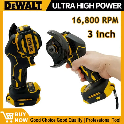 DEWALT  20V 18V Battery Mini Angle Grinder Cordless Grinding Polishing Machine Electric Diamond Cutting Grinder Power Tools