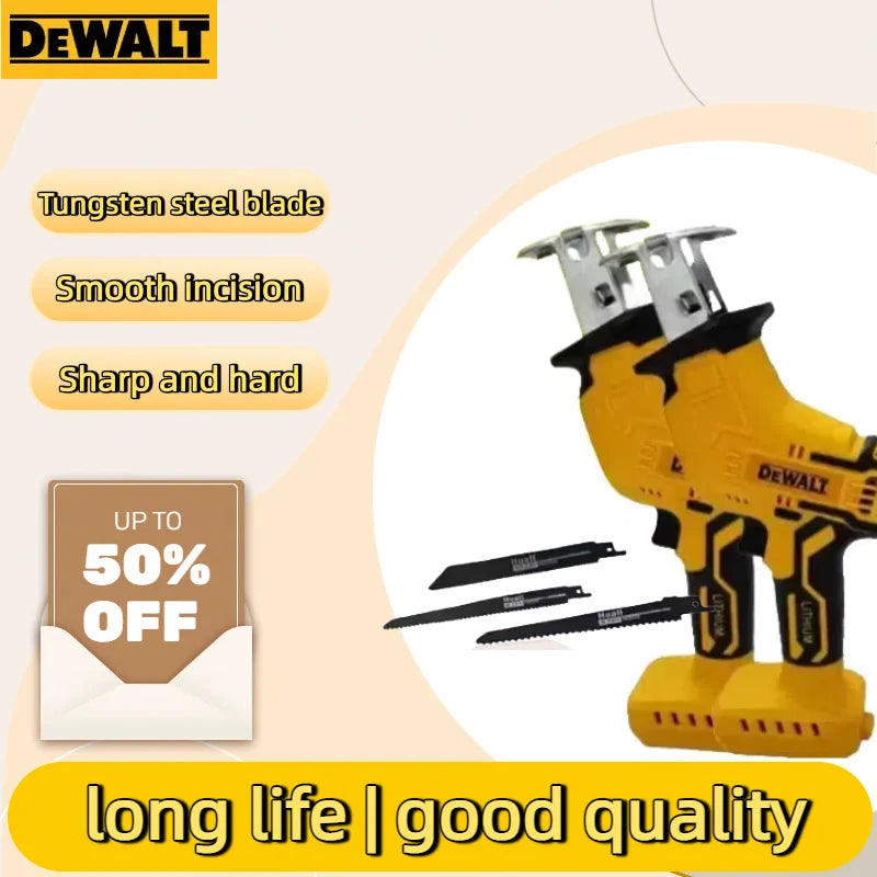 Dewalt 2800RPM 3999W Brushless Electric Saw 20V Cordless Electric Reciprocating Saw Metal Wood Pipe Cutting Saw Power Tools