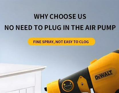 Dewalt 800ML Cordless Electric Spray Gun Portable Paint Sprayer High Power Auto Furniture Coating Airbrush For Dewalt Battery
